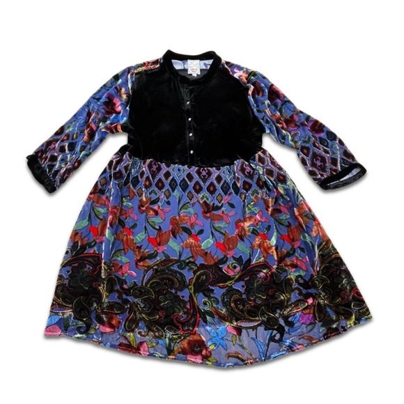 Johnny Was Dresses & Skirts - ⚠️NotForSale5/3/24⚠️Johnny Was Velvet Long Sleeve Dress